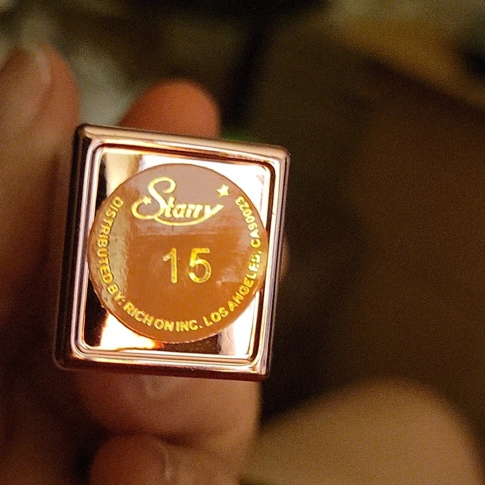 STARRY Brand Gold Csse w Popup Mirror Lipstick - Pink #15